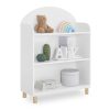 Delta Children Reese 3-Shelf Bookcase, Bianca White/Natural