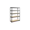 Safco Boltless Steel/particleboard Shelving, Five-Shelf, 48w X 18d X 72h, Black
