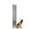 Ideal Pet Products 80PATSLW 15 in. x 20 in. Extra Large White Pet and Dog Patio Door Insert for 77.6 in. to 80.4 in. Tall Aluminum Sliding Door