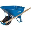 Jackson M6FFKB 6 cu. ft. Heavy Gauge Seamless Steel Wheelbarrow with Hardwood Handles