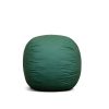 Big Joe Fuf Medium Foam Filled Bean Bag Chair, Kids and Teens, Collegiate Green Lenox, 3ft Big