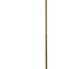 Adesso Emmett Floor Lamp, Antique Brass and Black