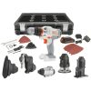 BLACK+DECKER 20V Max Matrix Cordless Combo Kit, 6-Tool, White and Orange, Model BDCDMT1206KITWC