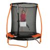 Bounce Pro 6-Foot Trampoline, with Enclosure and Mini Flash Light Zone, Orange