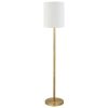 Evelyn&Zoe Traditional Floor Lamp with Round Base