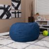 Flash Furniture Oversized Denim Refillable Bean Bag Chair for All Ages