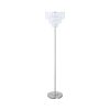 Coaster Company Metal Base Floor Lamp Chrome and Crystal