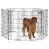 MidWest Homes For Pets Foldable Metal Exercise Pet Dog Playpen without Door, 42