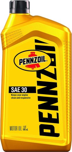 Pennzoil Conventional SAE 30 Motor Oil (1-Quart, Case of 6)