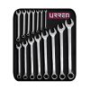 URREA SAE full polished 12 point combination wrench set, 15 pieces.