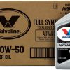 Valvoline Advanced Full Synthetic SAE 20W-50 Motor Oil 1 QT, Case of 6