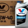 Valvoline European Vehicle Full Synthetic SAE 5W-40 Motor Oil 5 QT, Case of 3