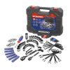 WORKPRO 145-Piece Mechanic's Tool Set, Two-Tone Black Chrome, Model W003051