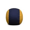 Big Joe Fuf Medium Foam Filled Bean Bag Chair, Kids and Teens, Blue/Gold Lenox, 3ft Big