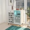 Ameriwood Home Blossom Bar Cabinet, White