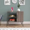 Ameriwood Home Griffin 3 Shelf Bookcase, Distressed Gray Oak