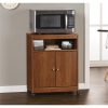 Ameriwood Home Landry Microwave Cart, Bank Alder