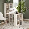 Ameriwood Home London Hobby Craft Desk, Ivory Oak