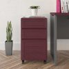 Ameriwood Home Pursuit Mobile File Cabinet, Cherry