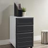 Ameriwood Home Pursuit Mobile File Cabinet, Gray