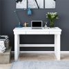 Ameriwood Home Wheaton Computer Desk, White