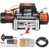 BENTISM 12000LBS Electric Winch 12V Steel Cable Off-road ATV UTV Truck Towing Trailer