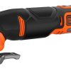 BLACK + DECKER 20V MAX Oscillating Tool, MultiTool, 6-speed, Tool Only (BDCOS20B)