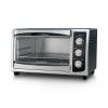 BLACK+DECKER 6-Slice Toaster Oven, Black/Silver, TO1675B