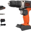 BLACK+DECKER 20V MAX* Cordless Drill, Cordless (BCD702C1)