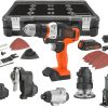 BLACK+DECKER 20V MAX MATRIX Drill, Power Tool Combo Kit, 6-Tool Set, Cordless Tool Set (BDCDMT1206KITC)