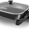 Black & Decker SK1215BC Family Sized Electric Skillet, Black