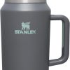 Stanley Quencher H2.0 FlowState Stainless Steel Vacuum Insulated Tumbler with Lid and Straw, Charcoal, 64 oz