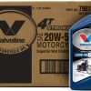Valvoline 4-Stroke Motorcycle SAE 20W-50 Motor Oil 1 QT, Case of 6
