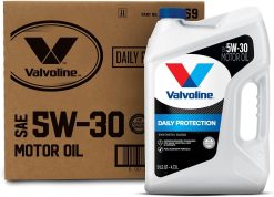 Valvoline Daily Protection SAE 5W-30 Synthetic Blend Motor Oil 5 QT, Case of 3