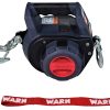 Warn Industries 101570 Drill Winch 750 Lbs. Capacity 40' Synthetic Rope Free Spool Clutch