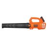 BLACK+DECKER BCBL700D1 20V MAX 90 MPH 320 CFM Cordless Battery Powered Handheld Leaf Blower Kit with (1) 2Ah Battery & Charger