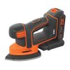 BLACK+DECKER BDCMS20C 20V MAX Lithium-Ion Cordless Mouse Sander with 1.5Ah Battery and Charger