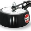 Hawkins CB35 Hard Anodised Pressure Cooker, 3.5-Liter, Contura Black