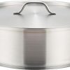 Winware Stainless Steel 15 Quart Brasier with Cover