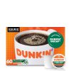 Dunkin' Decaf Medium Roast Coffee, 60 Keurig K-Cup Pods