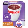 Hot Cocoa for Dunkin Donuts Flavor Coffee K-Cups For Keurig K Cup Brewers, Packaging May Vary (44 Count)