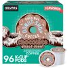 The Original Donut Shop Coffee Chocolate Glazed Donut Keurig Single-Serve K-Cup Pods, Medium Roast Coffee, 96 Count (4 Packs of 24)