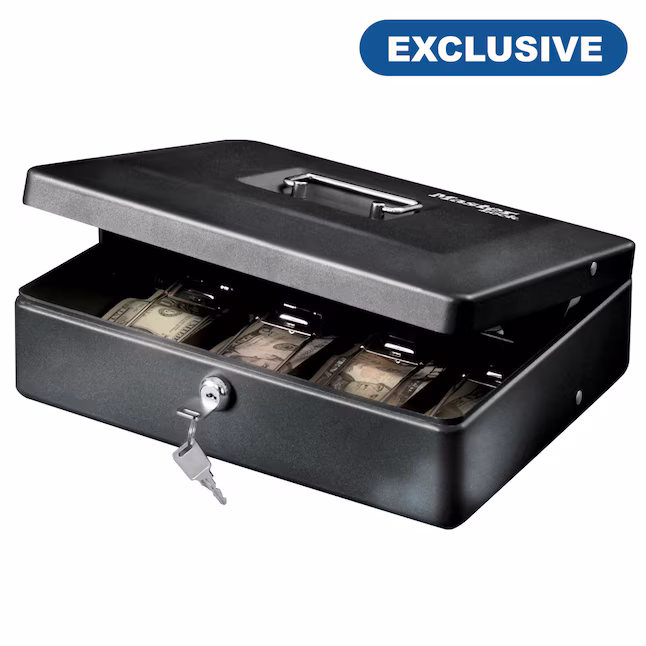 Master Lock DCB-12ML - 0.21-cu ft Keyed Cash Box Safe