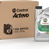 Castrol 3139 Actevo 4T 20W-50 Synthetic Blend Motorcycle Oil, 1 Gallon, Pack of 3