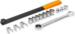 GEARWRENCH 3680D 15 Piece Ratcheting Serpentine Belt Tool Set