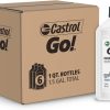 Castrol 6102 GO! 20W-50 4T Motorcycle Oil - 1 Quart Bottle, (Pack of 6)