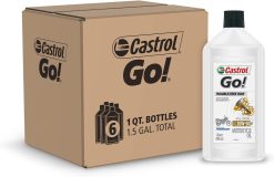 Castrol 6102 GO! 20W-50 4T Motorcycle Oil - 1 Quart Bottle, (Pack of 6)