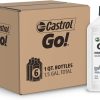 Castrol 6103 Go! 10W-40 4T Motorcycle Oil, 1 Liter, Pack of 6