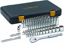 GEARWRENCH56 80550P Pc. 3/8" Drive 6 Pt. 120XP Mechanics Tool Set, Standard & Deep, SAE/Metric