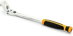 GEARWRENCH 81055 1/4" Drive 120XP Locking Flex Head Ratchet with Cushion Grip